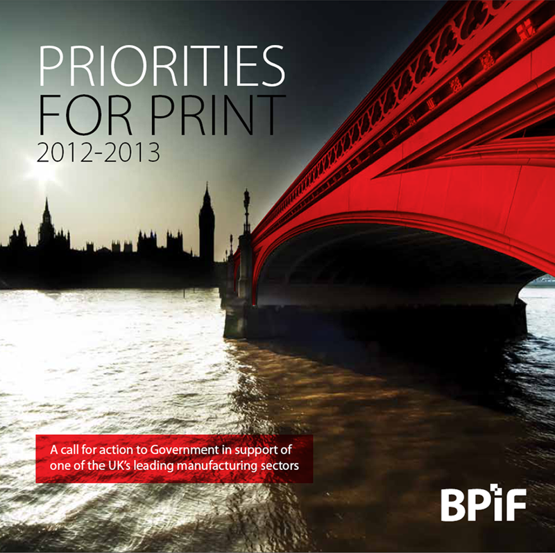 Priorities for Print 2012 - 2013