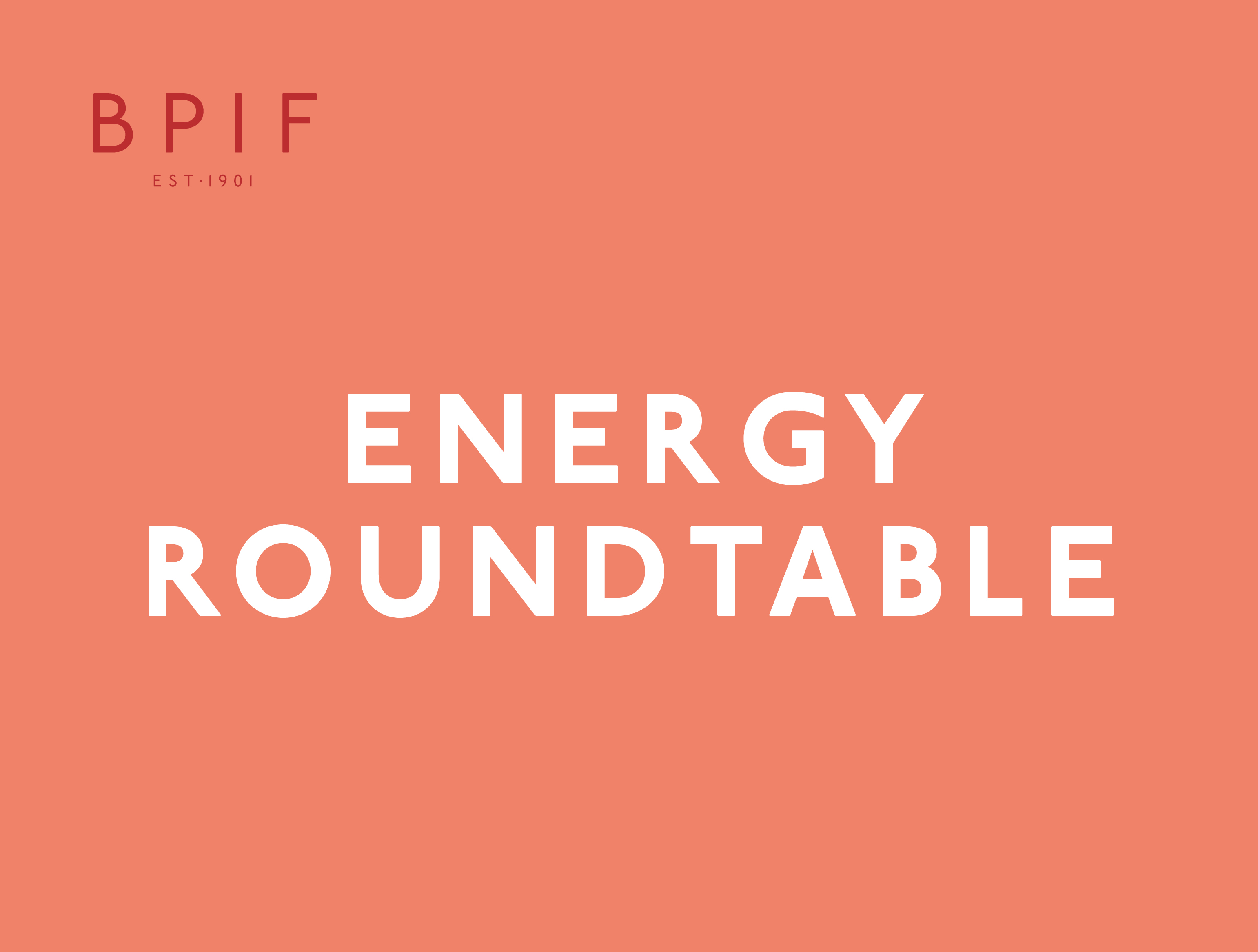 Energy Reduction Roundtable