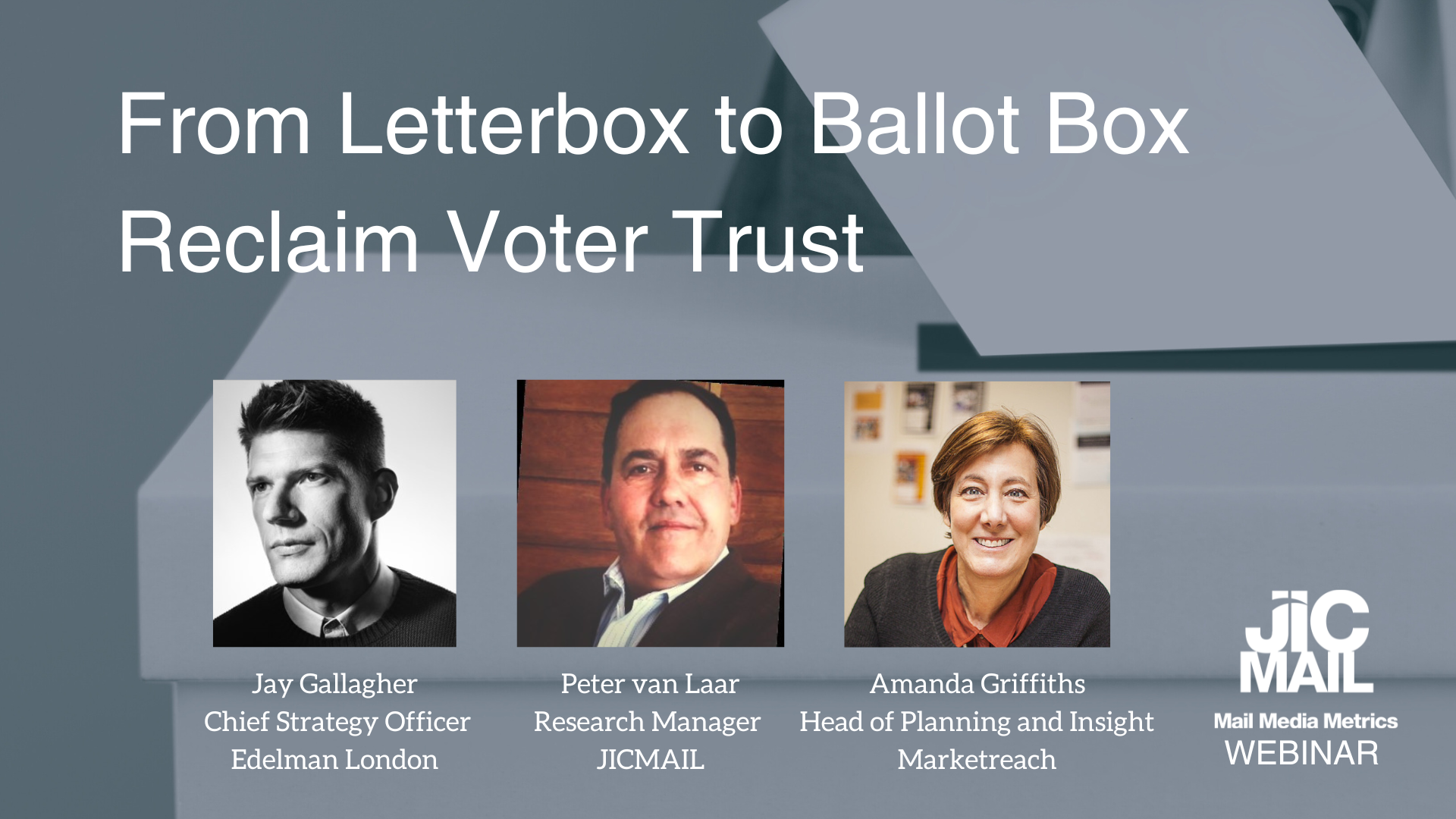 JICMAIL WEBINAR: From Letterbox to Ballot Box: Reclaim Voter Trust