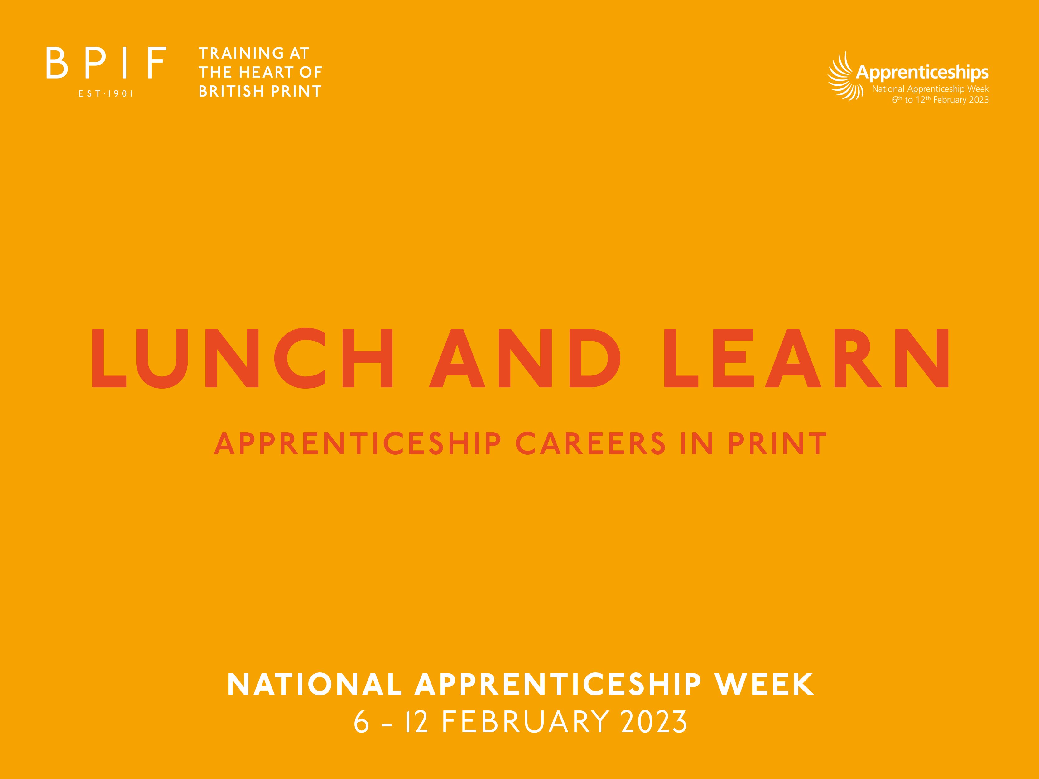Lunch and Learn – Apprenticeship Careers in Print