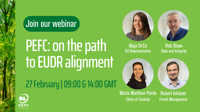 PEFC webinar: on the path to EUDR alignment