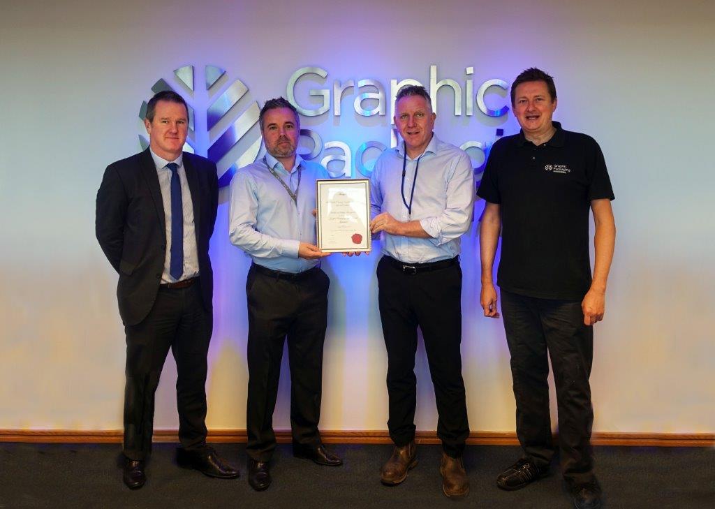 Graphic Packaging International – Gateshead achieve the BPIF Health & Safety Seal of Excellence