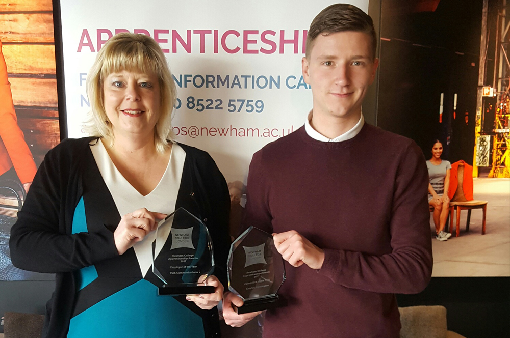 Park Communications leads with four awards at Apprenticeship Awards
