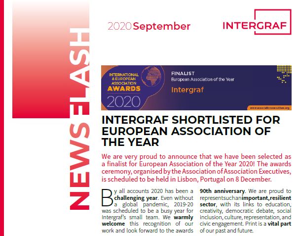 Intergraf Newsflash – September 2020 