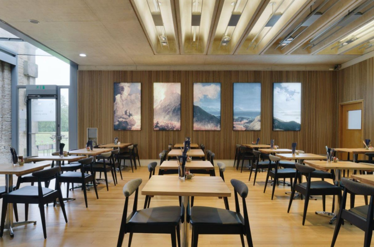Lightbox lineup from Huddersfield-based Leach illuminates Compton Verney gallery’s Italian-inspired restaurant