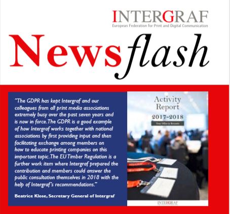 Intergraf Newsflash July 2018