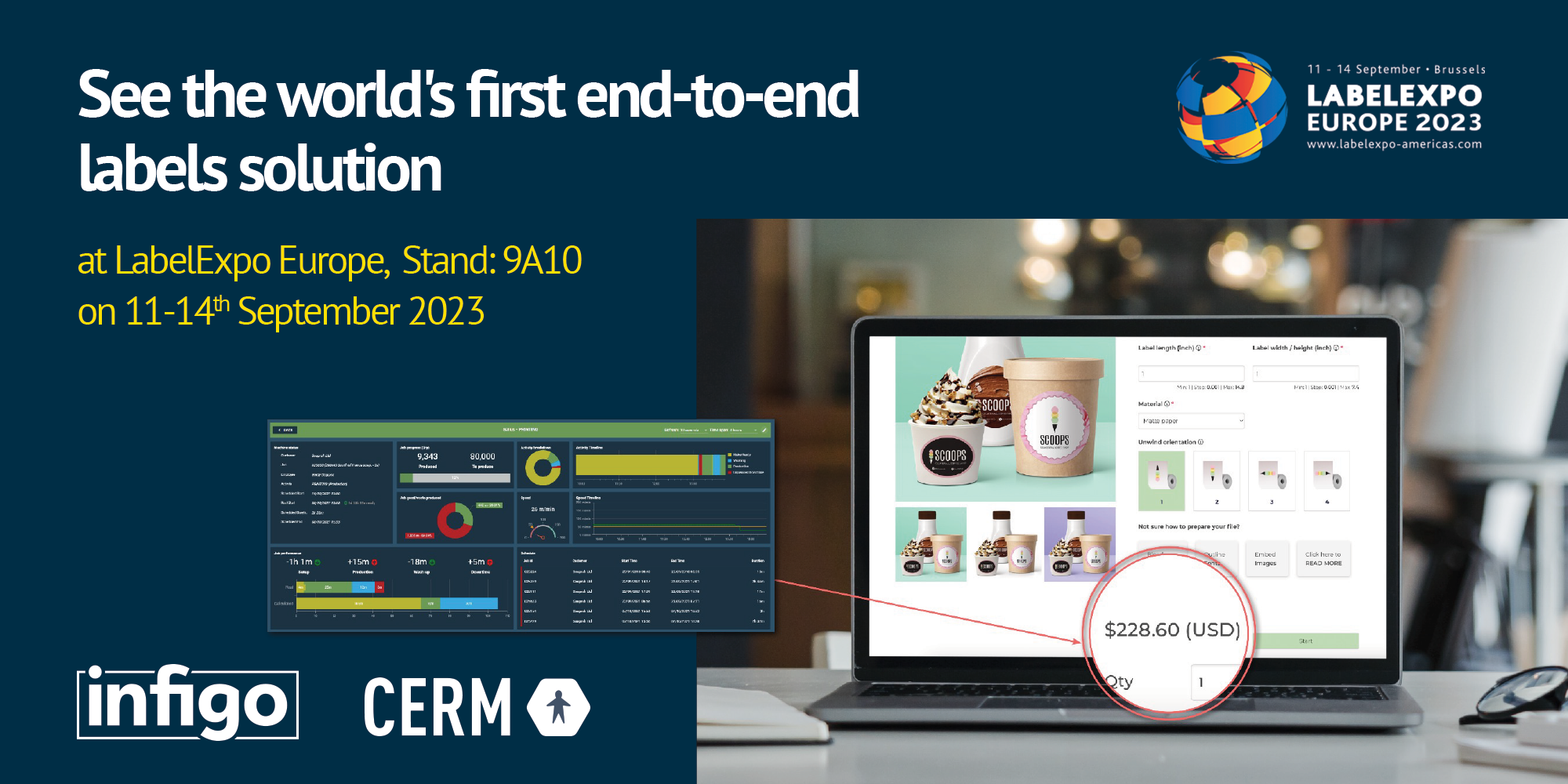 Infigo set to wow LabelExpo Europe with ground-breaking new MIS integration, Connect: CERM