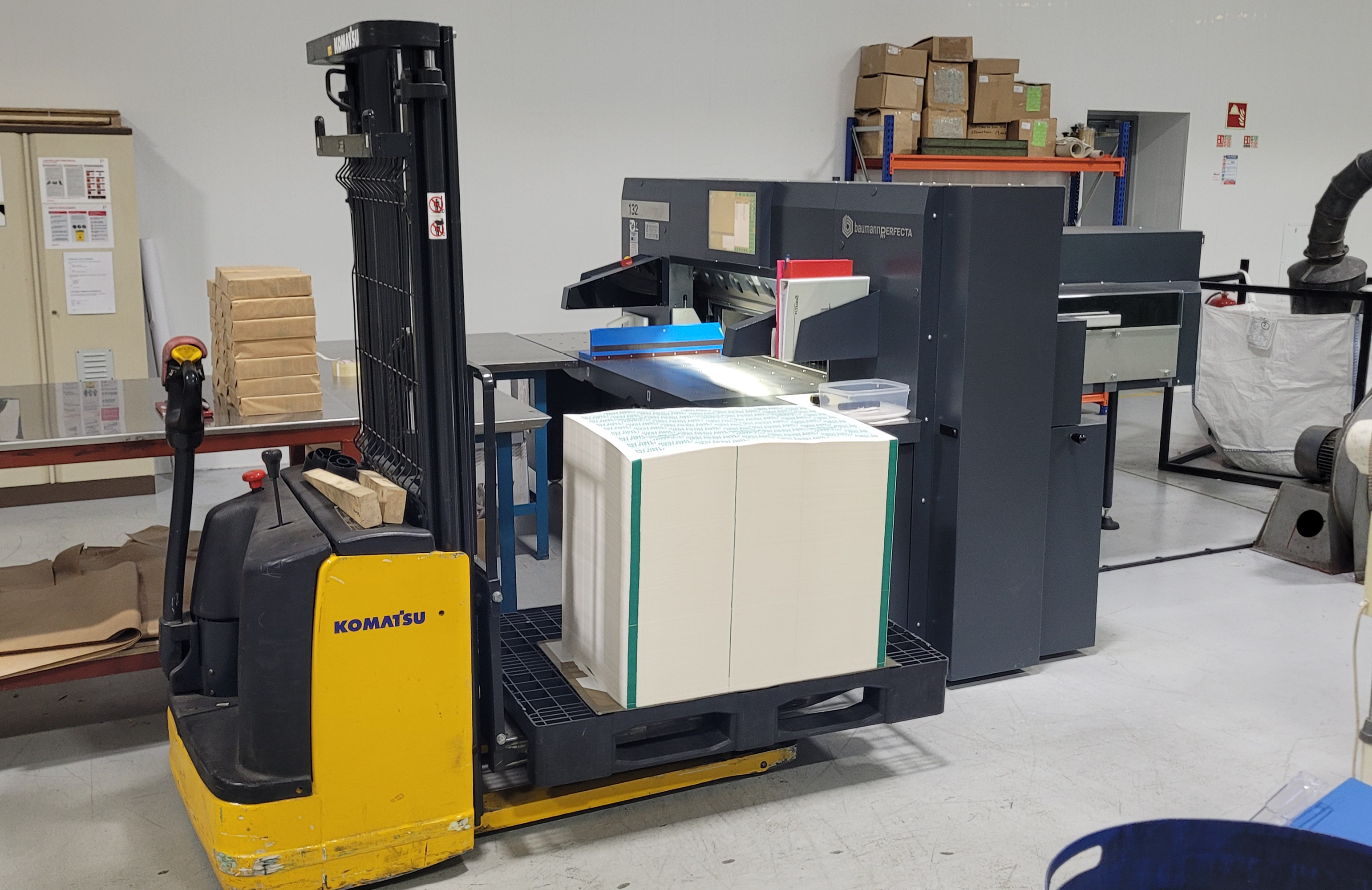 Grantham Manufacturing hails accuracy and reliability of new Baumann Perfecta 132 guillotine