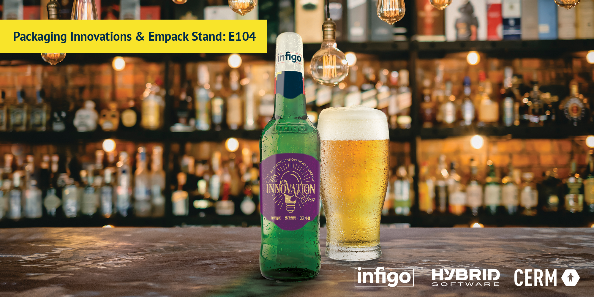 Raising a glass to innovation and automation at Stand: E104, Packaging Innovations & Empack, Birmingham, UK.