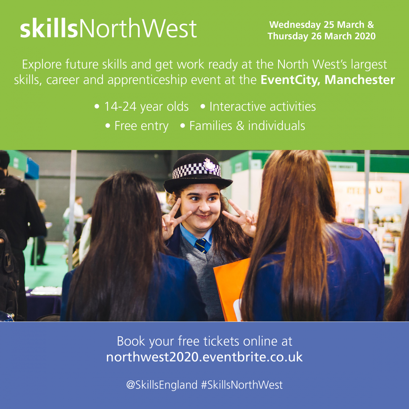 Inspire the next generation – join us at Skills North West 2020