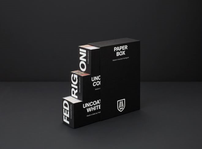 Fedrigoni launch Paper Box – a stunning black swatch encapsulating 80 paper ranges