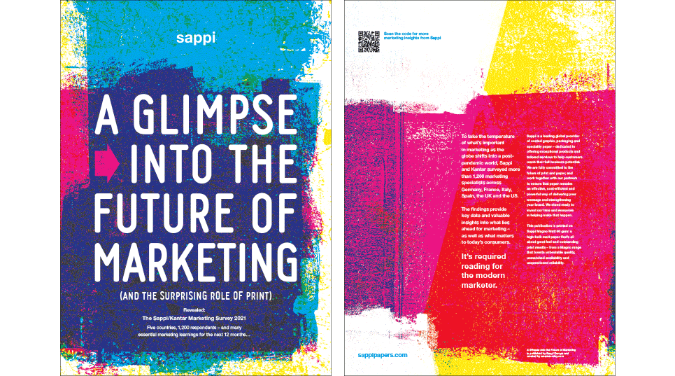 A glimpse into the future of marketing - and the surprising role of print