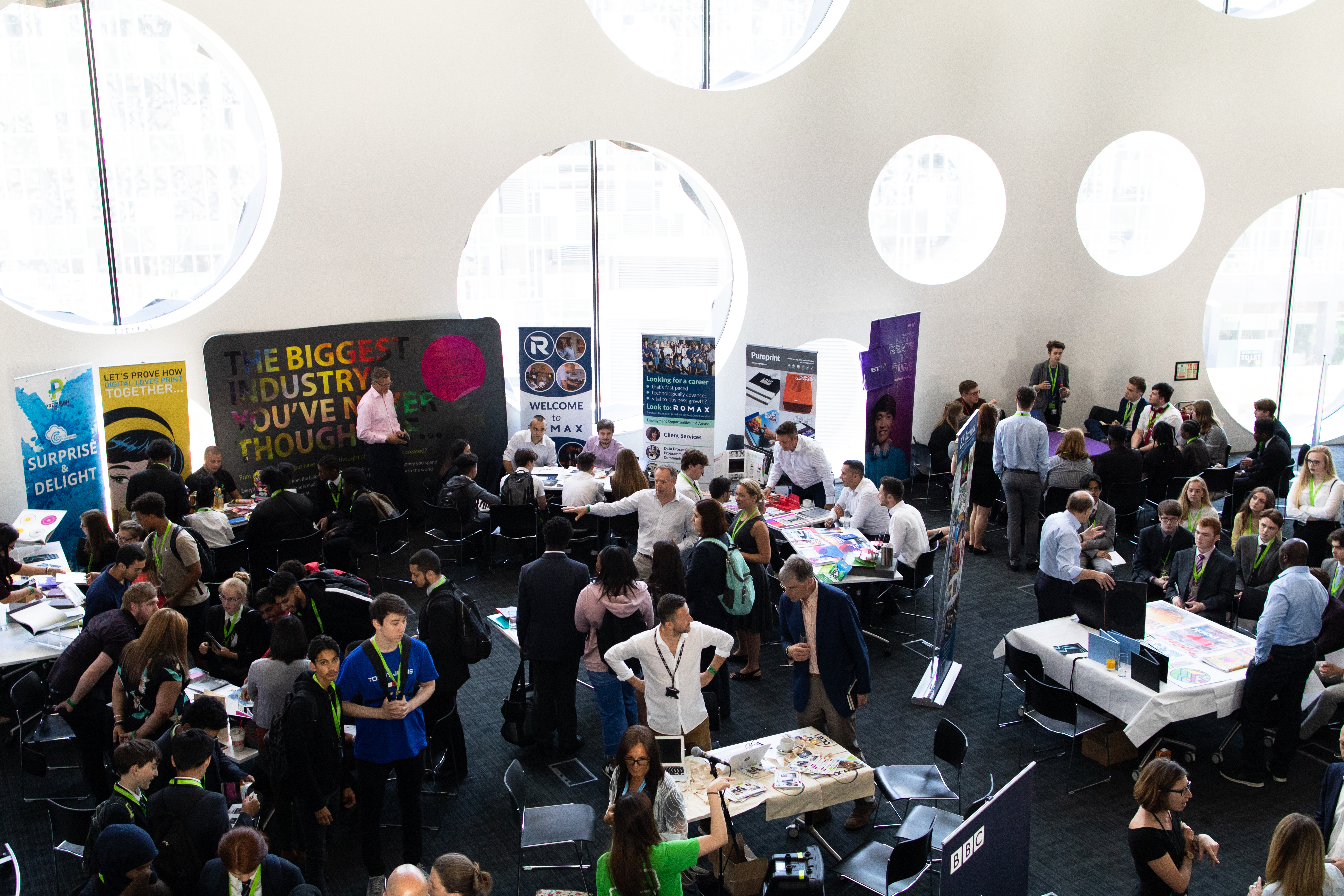 BPIF and their members showcase the industry to 400 students at Apprentice18