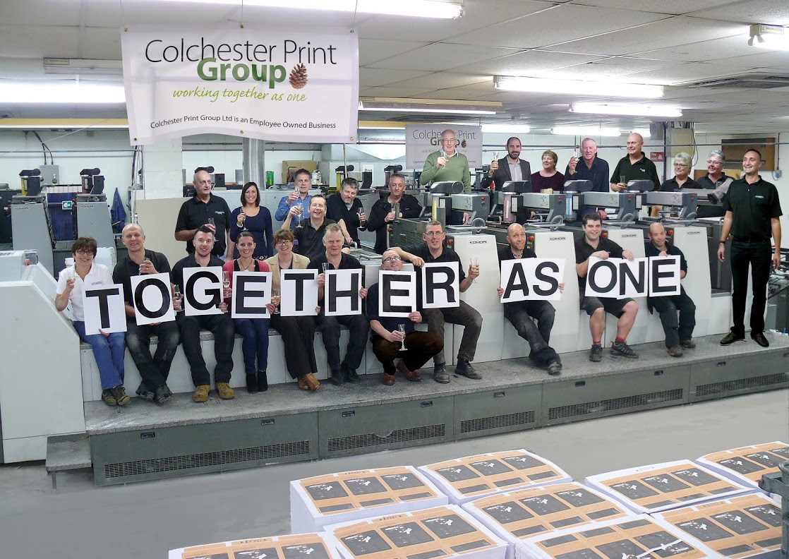 Colchester Print Group successfully moves into employee ownership