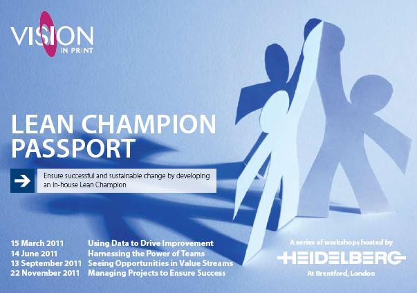 Managing Projects to Ensure Success - Lean Champion Passport