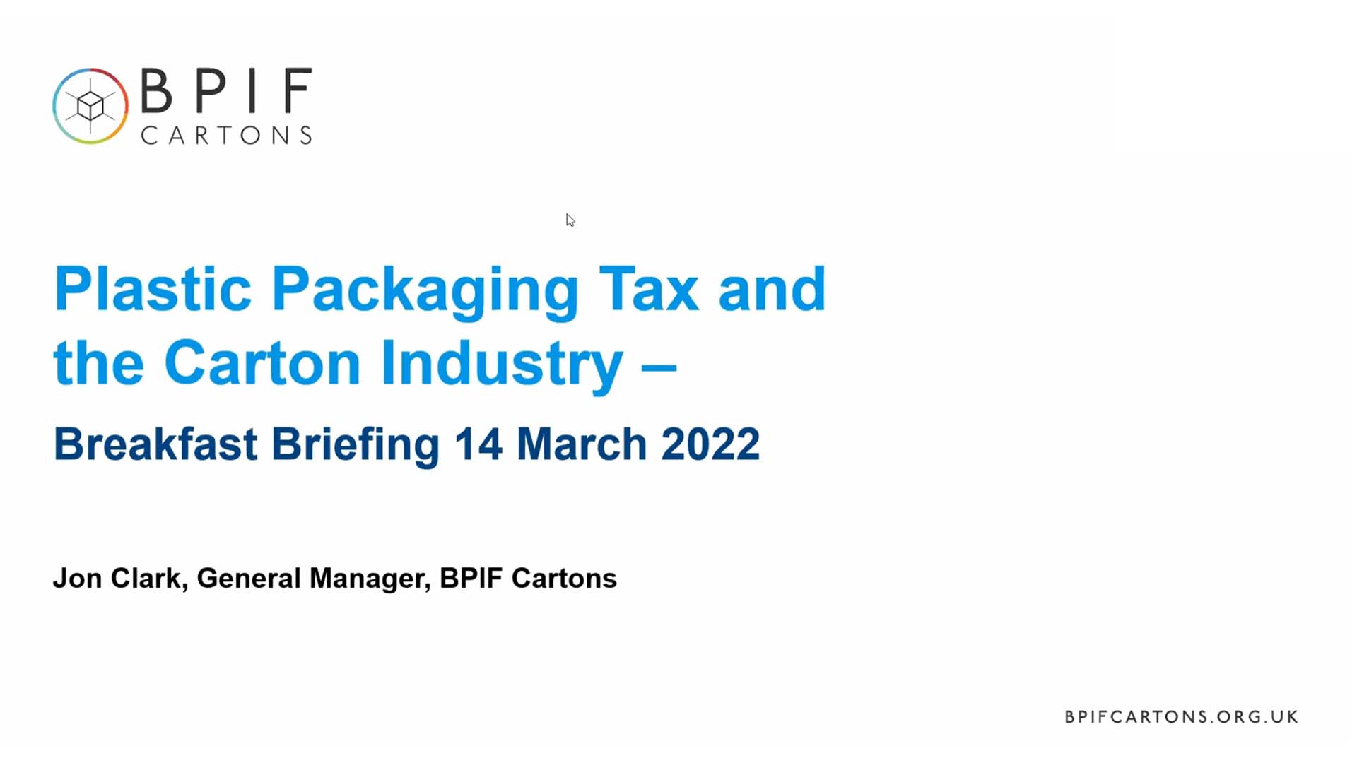 Breakfast Briefing: Plastic Packaging Tax for Cartons 14.03.2022