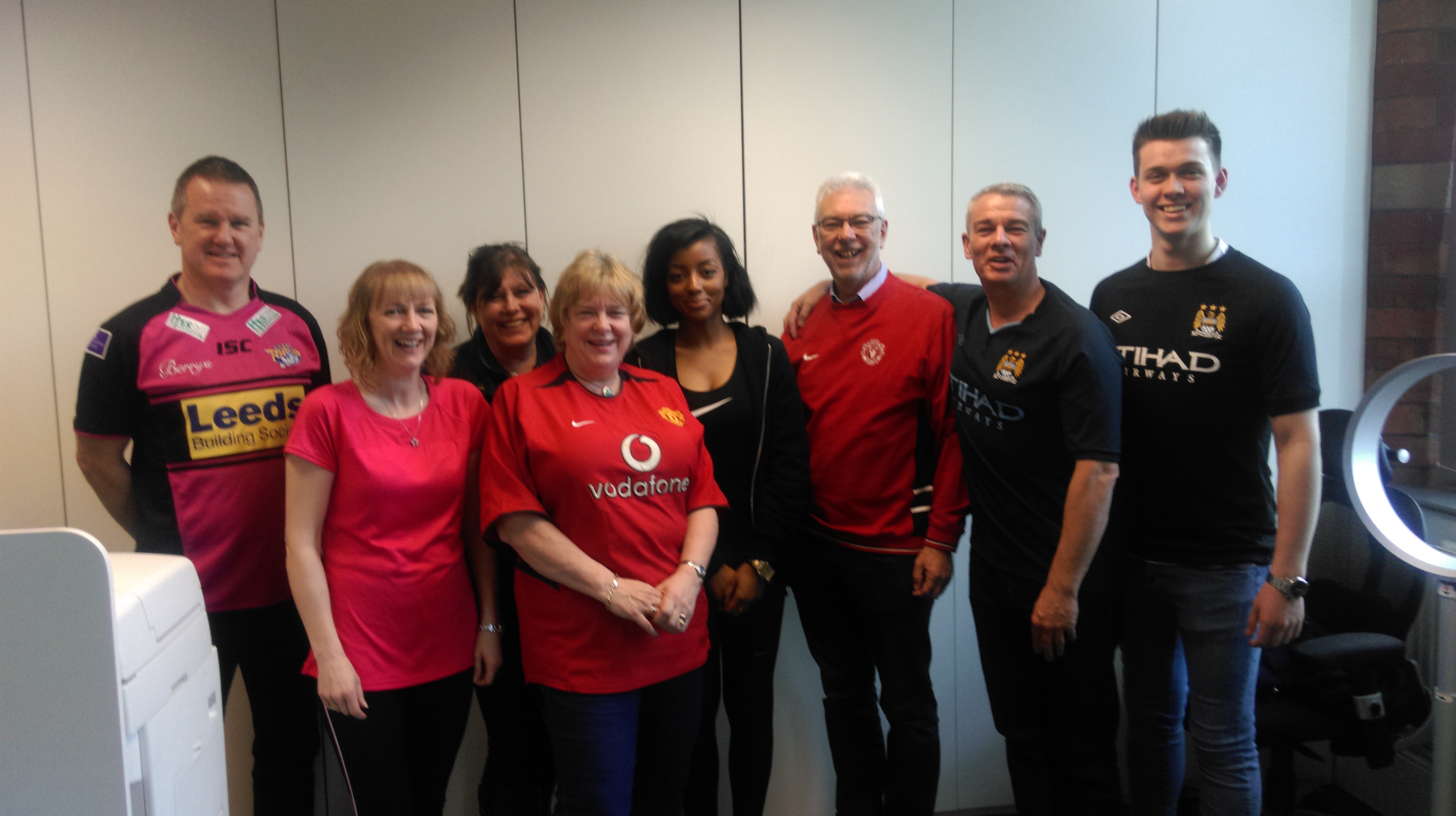 BPIF Northern Team show support for Football Shirt Friday in aid of the Bobby Moore Fund